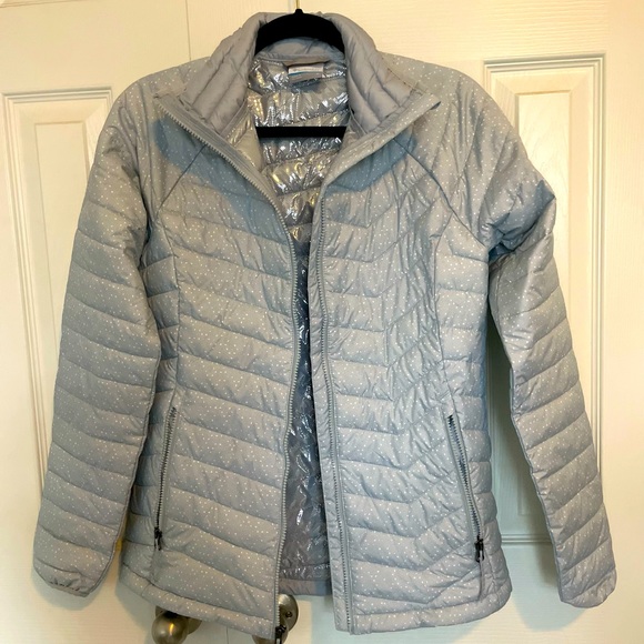 Silver Columbia puff jacket - Picture 2 of 7